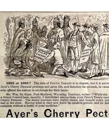 Ayers Cherry Pectoral 1885 Advertisement Victorian Penns Treaty Medicine... - €21,45 EUR