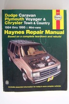 Haynes Repair Manual Dodge Caravan Plymouth Voyager Chrysler 1984-95 Mini Vans - £5.24 GBP