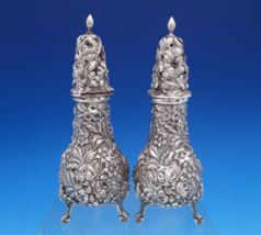 Rose by Stieff Sterling Silver Salt and Pepper Shaker Set 2pc #12B (#7773) - £386.90 GBP