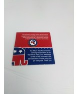 2015 Republican National Convention Lapel Pin W/ Cardboard Backing - $117.40 MXN