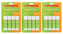 School Glue Sticks Best Washable Clear School Glue 4 sticks 3 Pack - £12.09 GBP