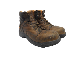 Timberland PRO Men&#39;s 6&quot; TiTAN Composite Toe WP Work Boots 50508 Brown Size 12M - £45.54 GBP