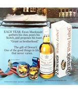 Dwear&#39;s White Label Scotch 1979 Advertisement Distillery Alcohol Christm... - $561.68 MXN
