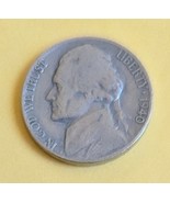 1940 Jefferson Nickel No Mint Mark &amp; Rim Errors Coin - €213,59 EUR