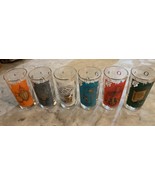 Vintage Libby Pharmacy Apothecary High Ball Tumbler Glasses Set of 6 RX ... - $125.00
