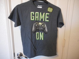 Boys Graphic T Shirt Size X-Small 4/5  Game On ~ Glow In Dark - £5.68 GBP