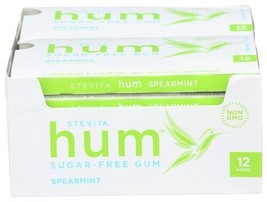 Stevita Spearmint Hum Gum 12 pack - $23.74