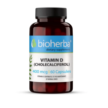 Vitamin D3 - for healthy bones and strong immunity, Bioherba, 400 IU, 60 capsule - £20.22 GBP