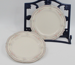 Noritake Ivory China Rothschild 7293 Salad Plate 8 5/8&quot; Floral Lot of 2 - $15.83