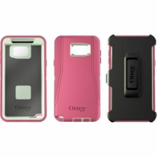 OtterBox Defender Galaxy Note 5 Case & Holster Pink Cover w/ Clip OEM Original - $15.83