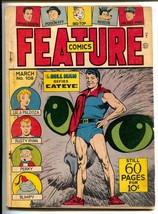 Feature Comics #108 1947-Doll Man vs Cateye-Rusty Ryan-Swing Sisson GGA panel... - $95.06