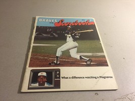1974 Atlanta Braves Scorebook MLB Baseball vs Cincinnati Reds - $18.99