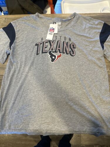 NWT NFL Houston Texans Womens Size XXL T-Shirt Gray Short Sleeve. 1 - $9.89
