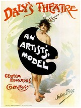 3713.Nouveau Artist&#39;s Model julius price Poster.Art Decor.Home interior design - £12.51 GBP+