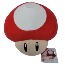 Sanei Super Mario All Star Collection 8&quot; Mushroom Plush (S) AC60 Japan Release - £25.17 GBP