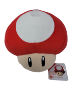 Sanei Super Mario All Star Collection 8&quot; Mushroom Plush (S) AC60 Japan R... - £25.16 GBP