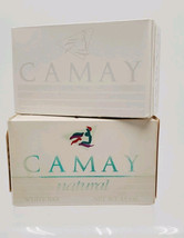 Lot Of 2 Vintage CAMAY Bar of Soap Sealed 4.5 oz Natural 1990 P&amp;G - $7.34