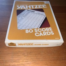 Vtg Yahtzee Score Pads In Original Box Complete - $7.87