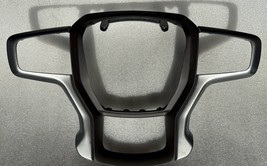OEM metallic/silver Synthesis steering wheel trim w/ dk brown insert 201... - $14.24