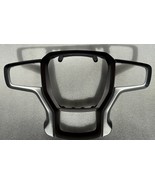 OEM metallic/silver Synthesis steering wheel trim w/ dk brown insert 201... - $14.24