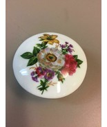Beautiful Limoges Porcelain Hand Enamel Finish of Floral Bouquet - £19.84 GBP