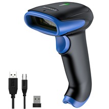Wireless Bluetooth Barcode Scanner,3-In-1 Bluetooth &amp; Usb Wired &amp; 2.4G W... - £53.55 GBP