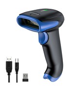 Wireless Bluetooth Barcode Scanner,3-In-1 Bluetooth &amp; Usb Wired &amp; 2.4G W... - £53.46 GBP