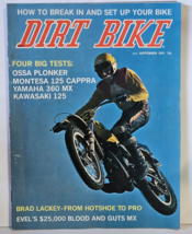 Dirt Bike Magazine SEPTEMBER 1972 Brad Lackey Hotshoe to Pro Snake River MX - £36.33 GBP