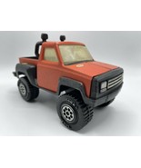 Tonka 1979 Orange Red Pickup Truck Lightbar Metal &amp; Plastic 812524A 4x4  - £25.13 GBP