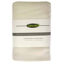 Classic Bamboo Pillowcase Set - Ivory-Standard by Cariloha for Unisex - ... - $37.42