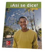 NEW Asi Se Dice! Spanish 3 Teacher Ed McGraw 2016 HC Homeschool Language - £19.98 GBP