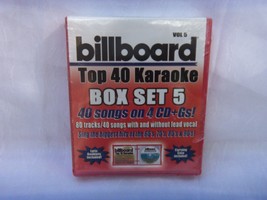 Billboard Top 40 Karaoke Box Set 5 , 40 Songs 4 Cd&#39;s 1960&#39;S 70&#39;S 80&#39;S 90&#39;S - £14.77 GBP