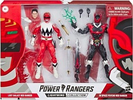 Power Rangers Lightning Collection in Space Psycho and Lost Galaxy Red Ranger - £60.12 GBP