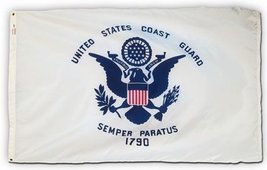 3x5 US Coast Guard Military Flag American Made Superior Outdoor Nylon - £8.76 GBP