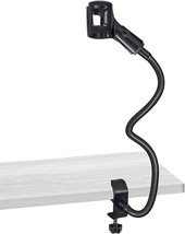 Microphone Stand Flexible Gooseneck Desk Clamp Holder Microphone Arm Recording - £25.97 GBP