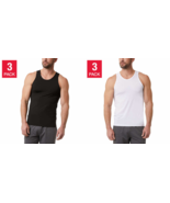 32 Degrees Men's Comfort Mesh Tank, 3-pack Nylon Fabric Stretch Comfort NEW - $17.50+