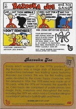 2013 Topps 75th Anniversary #60 Bazooka Joe Gum Comic 1975 - £0.67 GBP