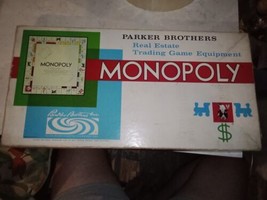 Parker Brothers Vintage Monopoly Board Game 1961 Complete nice condition for age - £26.64 GBP