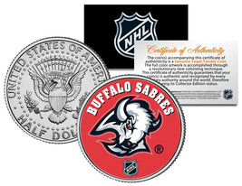 Buffalo Sabres Nhl Hockey Jfk Kennedy Half Dollar U.S. Coin * Licensed * - £6.76 GBP