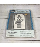 Vintage Bucilla 2533 Needlework Kit Clown Jack In The Box Laundry Bag - £19.12 GBP