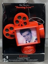 Elvis Presley Projector Animated Ornament Plays Burning Love - £18.66 GBP