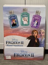 Lot 72 Disney Frozen II Hand Sanitation W Case Display Elsa Anna Olaf - £55.28 GBP