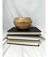 Artisan turned wood Bowl Maple Wood Jim Bewley PA Signed 2017 - $26.18