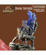 3D Printed Clay Cyanide Moving Fortress Victorian Steampunk Ragnarok D&amp;D - $953.22 MXN