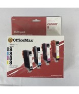 Canon CLI-8 Ink Cartridges Multipack Black Cyan Magenta Yellow New 8 - £13.70 GBP