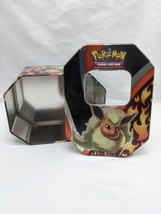 **EMPTY TIN** Pokemon TCG Evolving Skies Eevee Evolutions Flareon Empty Tin - £11.03 GBP