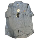 NWT Fort Worth Zoo Uniform Short Sleeved Pearl Snap Shirt Big Smith X-Large - £22.20 GBP