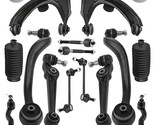 Front Upper Lower Control Arm Tierod Sway Bar for Ford Fusion Milan MKZ ... - $181.11