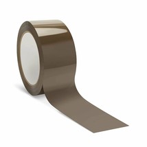 36 Rolls Of Tan Carton Sealing Tape 2&quot; x 110 Yds Thickness 2 Mil - £102.36 GBP