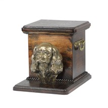 Urn for dog’s ashes with a standing statue -King Charles Spaniel, ART-DOG - £158.89 GBP
